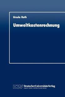 预售 Konzeption Umweltkostenrechnung Und Aus Grundlagen