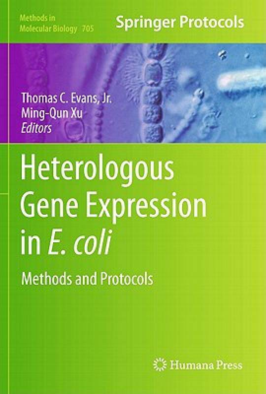 【预售】Heterologous Gene Expression in E.Coli: Methods and