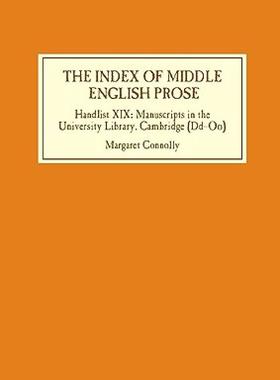 【预售】The Index of Middle English Prose: Handlist XIX: