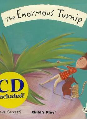 【预售】The Enormous Turnip [With CD (Audio)]