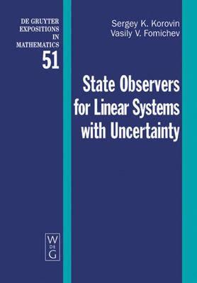【预售】State Observers for Linear Systems with Uncertainty