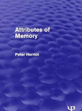 【预售】Attributes of Memory (Psychology Revivals)