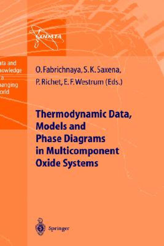 【预售】Thermodynamic Data, Models, and Phase Diagrams in