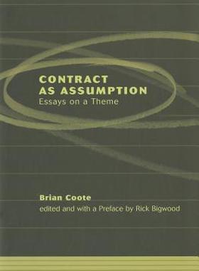 【预售】Contract as Assumption: Essays on a Theme