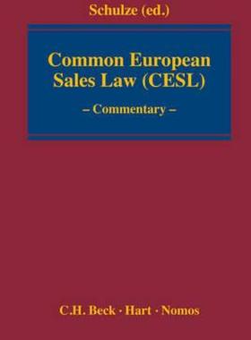 【预售】Common European Sales Law (Cesl): A Commentary