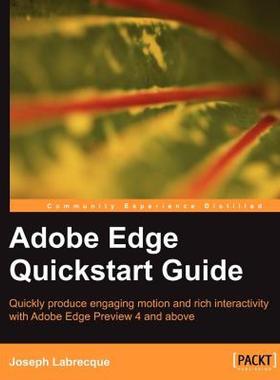 【预售】Adobe Edge QuickStart Guide