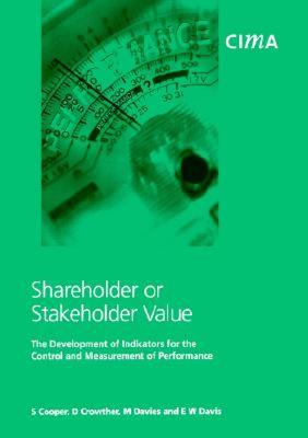 【预售】Shareholder or Stakeholder Value