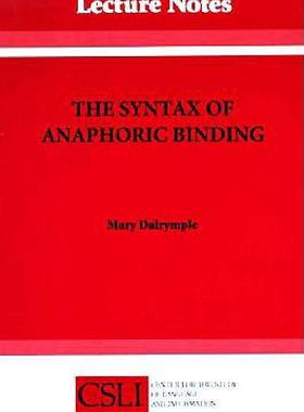 【预售】The Syntax of Anaphoric Binding
