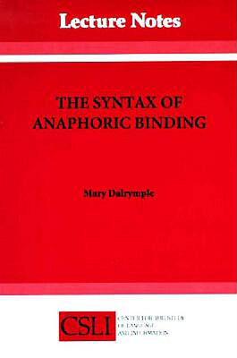 【预售】The Syntax of Anaphoric Binding