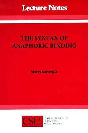 【预售】The Syntax of Anaphoric Binding