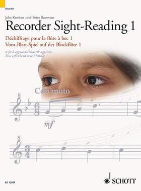【预售】Recorder Sight-Reading 1/Dechiffrage Pour La Flute a