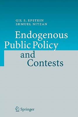 【预售】Endogenous Public Policy and Contests