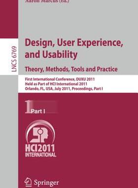 【预售】Design, User Experience, and Usability: Theory