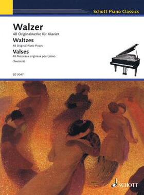 【预售】Waltzes: 48 Original Piano Pieces