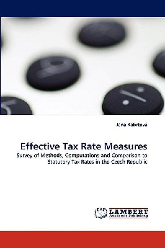 【预售】Effective Tax Rate Measures