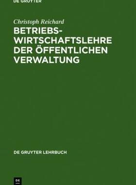 【预售】Betriebswirtschaftslehre Der Offentlichen