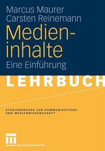 【预售】Medieninhalte: Eine Einfuhrung