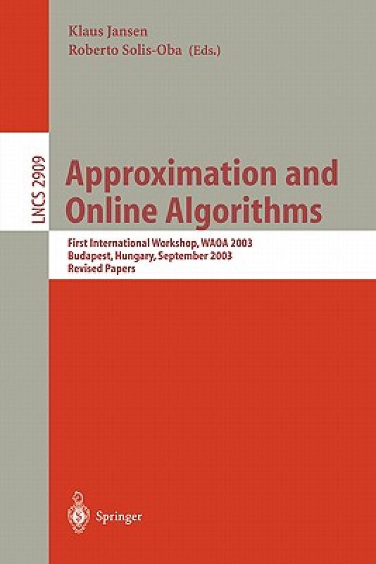 【预售】Approximation and Online Algorithms: First