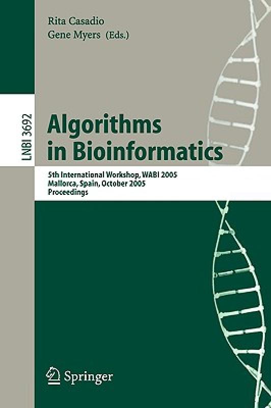 【预售】Algorithms in Bioinformatics: 5th International