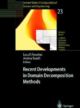 【预售】Recent Developments in Domain Decomposition Methods