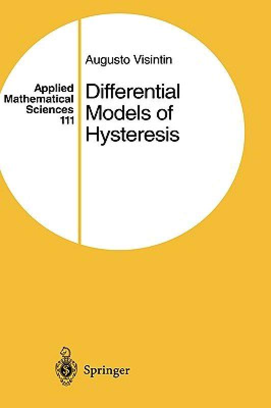 【预售】differential models of hysteresis