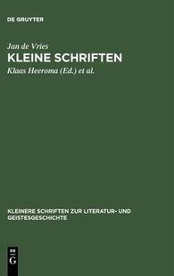 【预售】Kleine Schriften