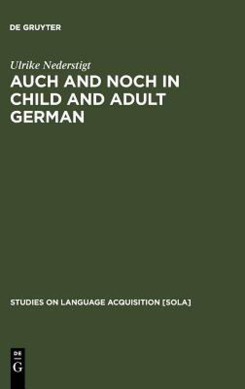 【预售】Auch and Noch in Child and Adult German