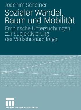 【预售】Sozialer Wandel, Raum Und Mobilitat: Empirische