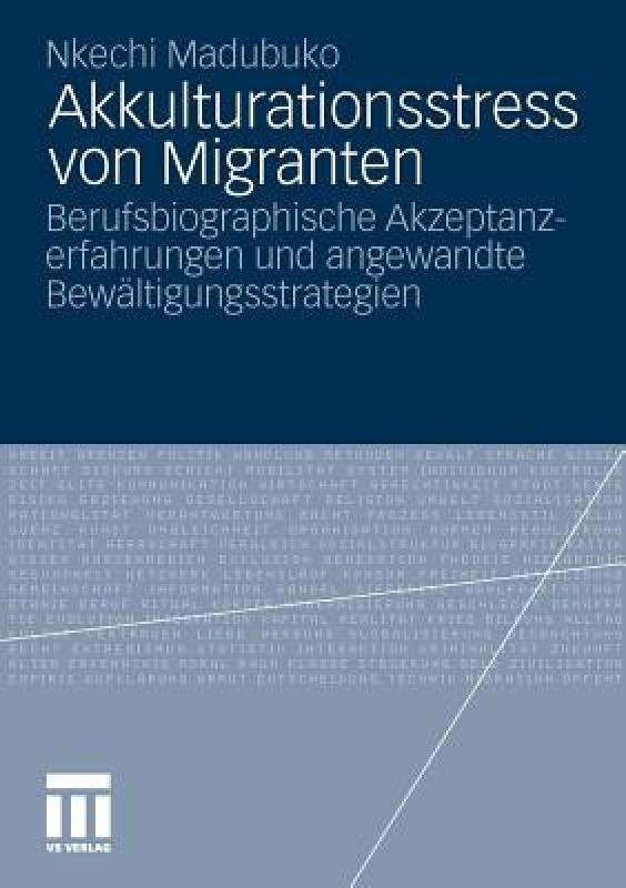 【预售】Akkulturationsstress Von Migranten: - 封面