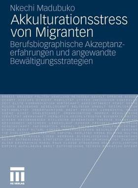 【预售】Akkulturationsstress Von Migranten: