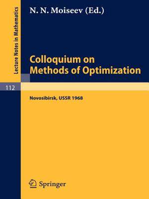 【预售】Colloquium on Methods of Optimization: Held in