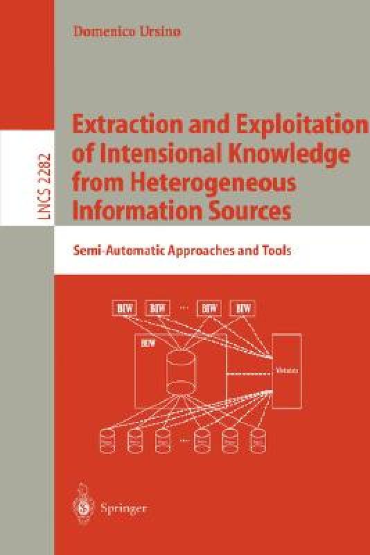 【预售】Extraction and Exploitation of Intensional Knowledge
