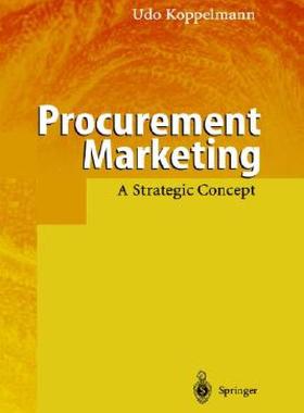 【预售】Procurement Marketing: A Strategic Concept