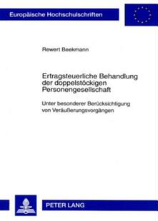 【预售】Ertragsteuerliche Behandlung Der Doppelstoeckigen