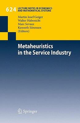 【预售】Metaheuristics in the Service Industry