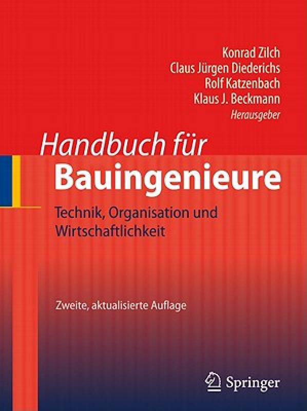 【预售】Handbuch Fur Bauingenieure: Technik, Organisation