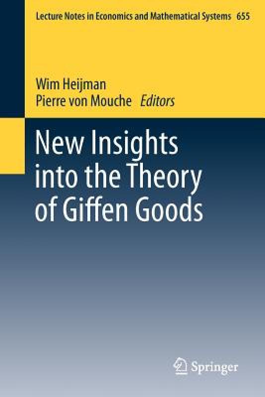 【预售】new insights into the theory of giffen goods