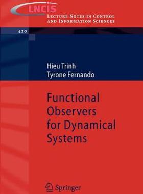 【预售】Functional Observers for Dynamical Systems