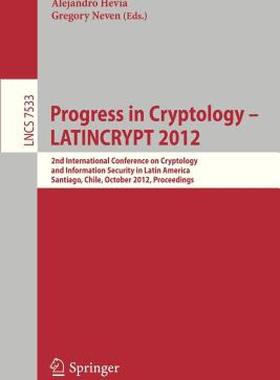 【预售】Progress in Cryptology Latincrypt 2012: 2nd