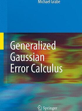 【预售】Generalized Gaussian Error Calculus