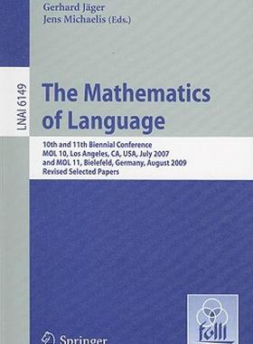 【预售】The Mathematics of Language: 10th and 11th Biennial