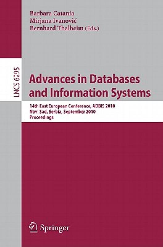 【预售】Advances in Databases and Information Systems: 14th