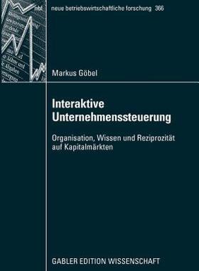 【预售】Interaktive Unternehmenssteuerung: Organisation