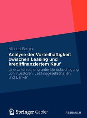 【预售】Vorteilhaftigkeit Zwischen Leasing Und