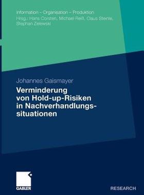 【预售】Verminderung Von Hold-Up-Risiken in