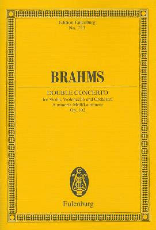 【预售】brahms: double concerto: for violin, violoncello and
