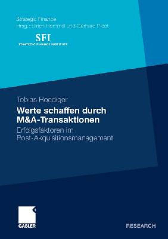 【预售】Werte Schaffen Durch M&A-Transaktionen: