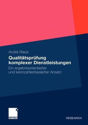 【预售】Qualitatsprufung Komplexer Dienstleistungen: Ein