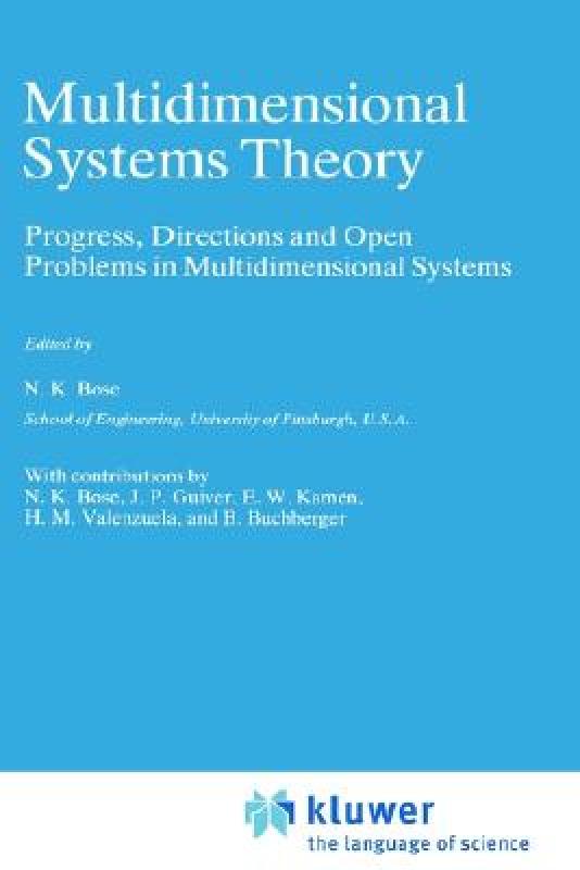 【预售】Multidimensional Systems Theory: Progress