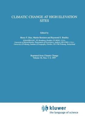 【预售】Climatic Change at High Elevation Sites